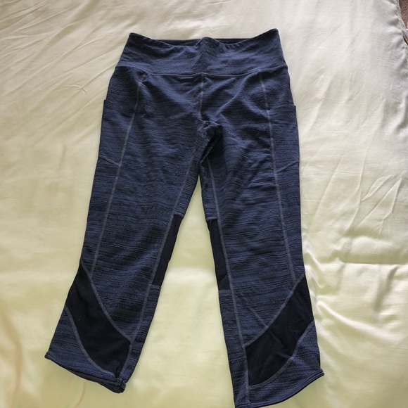 Athleta yoga pants blue size medium